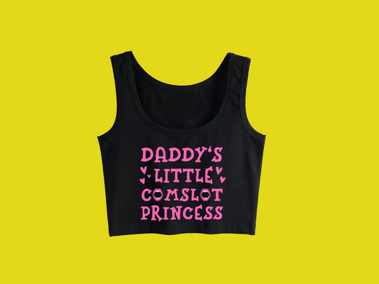 Daddy's Little c*mslut: Crop top design