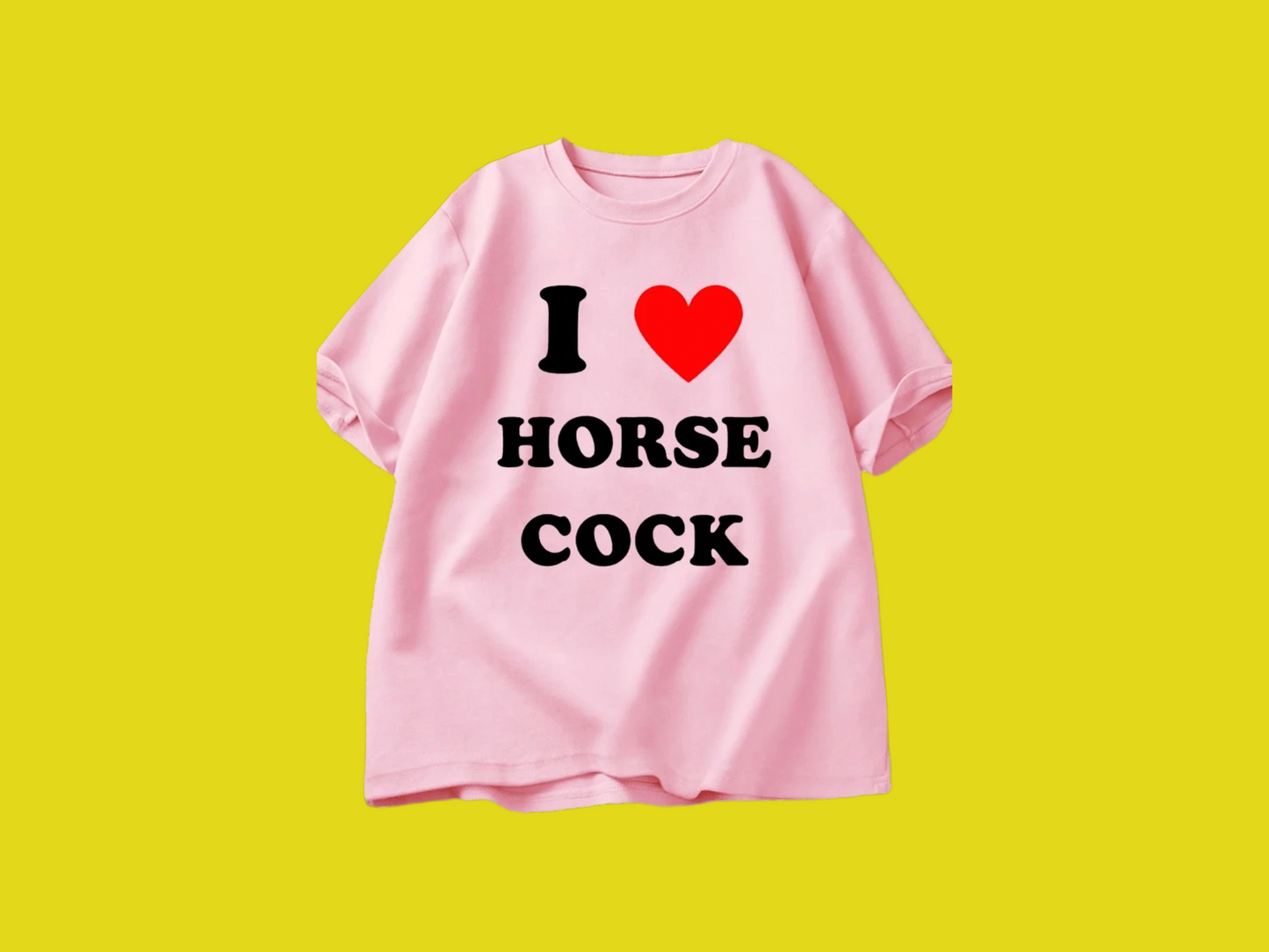 Horse cock tee