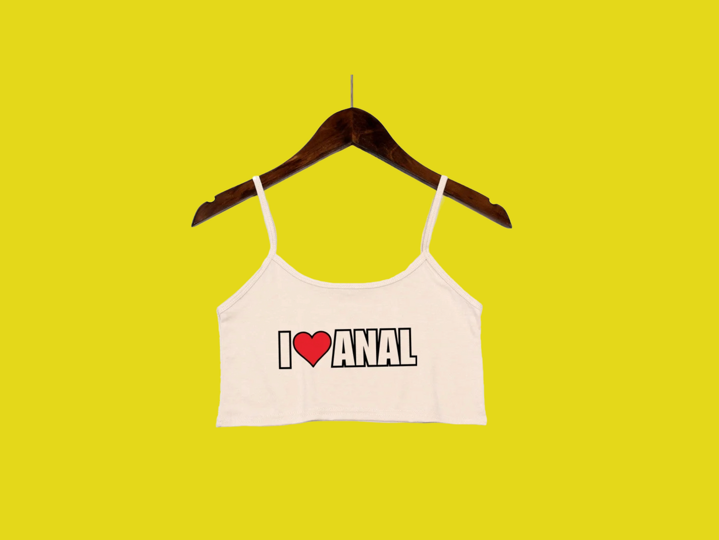 I Love Anal: Crop top design