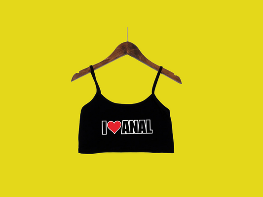 I Love Anal: Crop top design