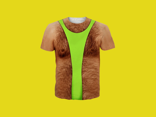Hairy chest tee