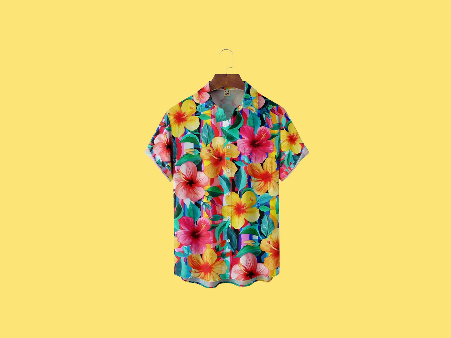Floral Hawaiian tee