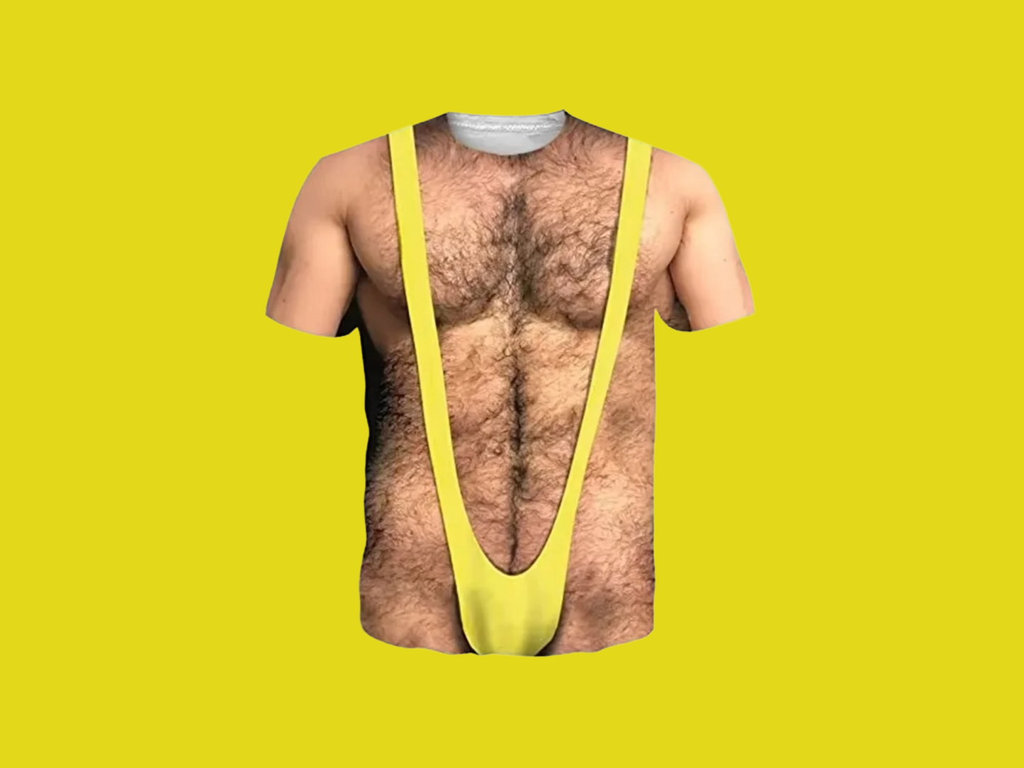 Hairy chest tee
