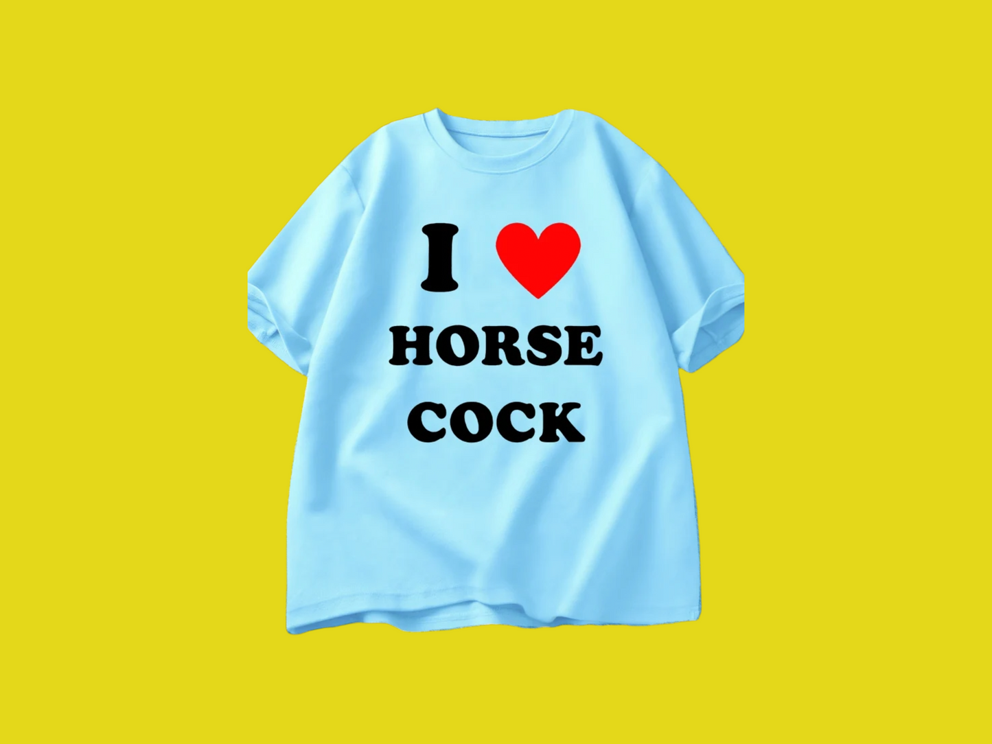 Horse cock tee
