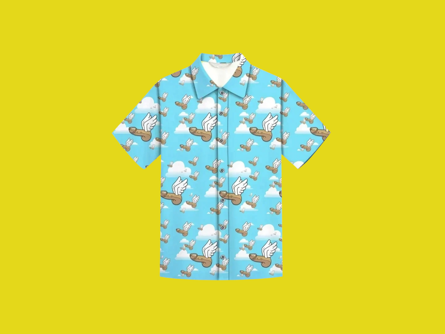 Mens Dick design button down