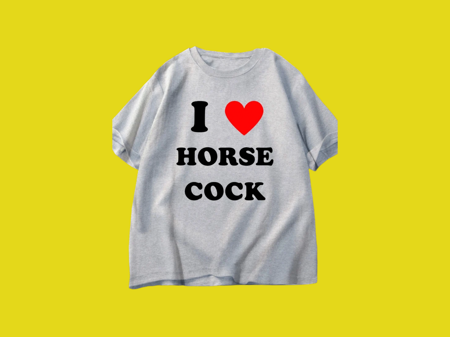 Horse cock tee