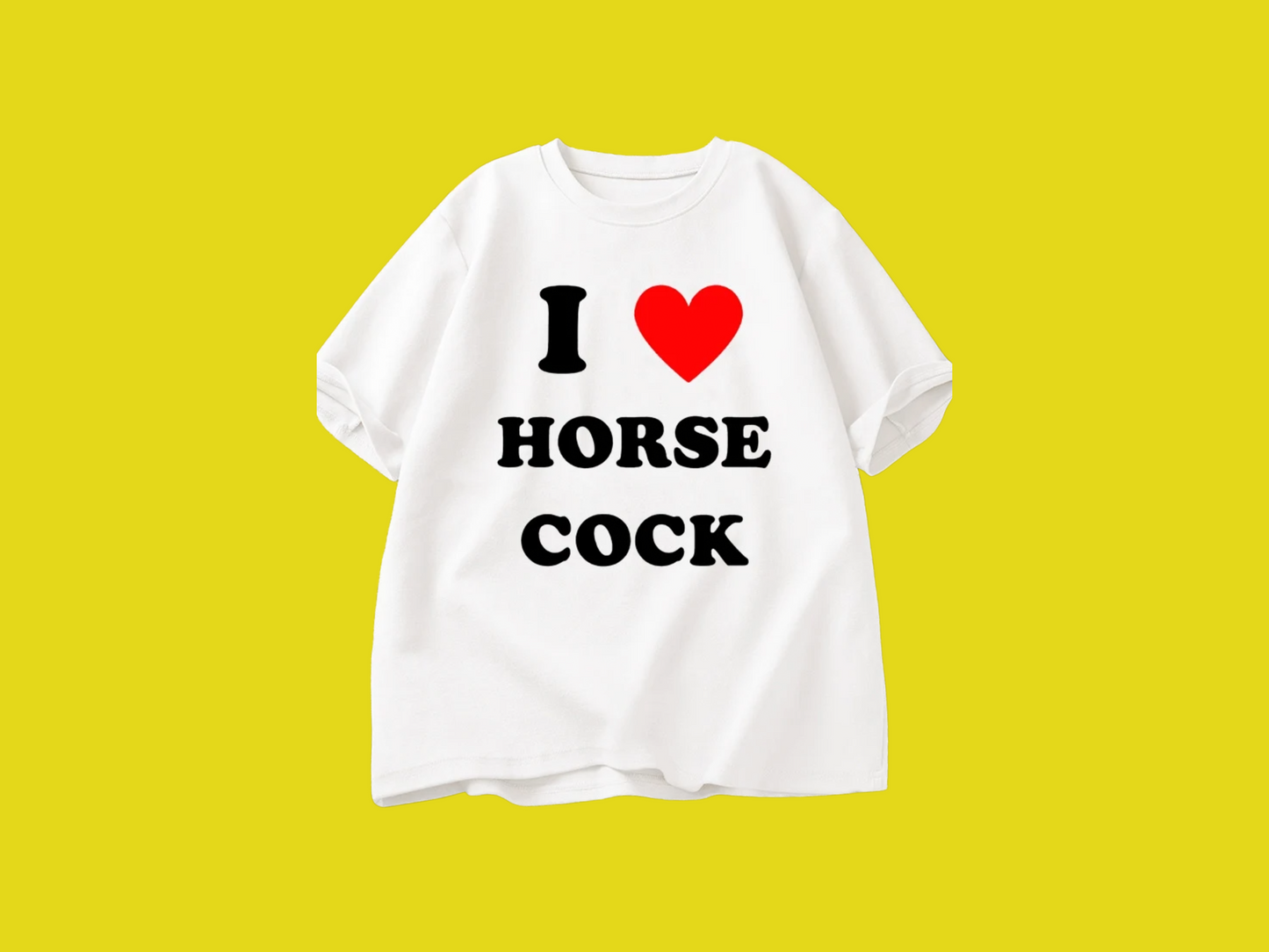 Horse cock tee
