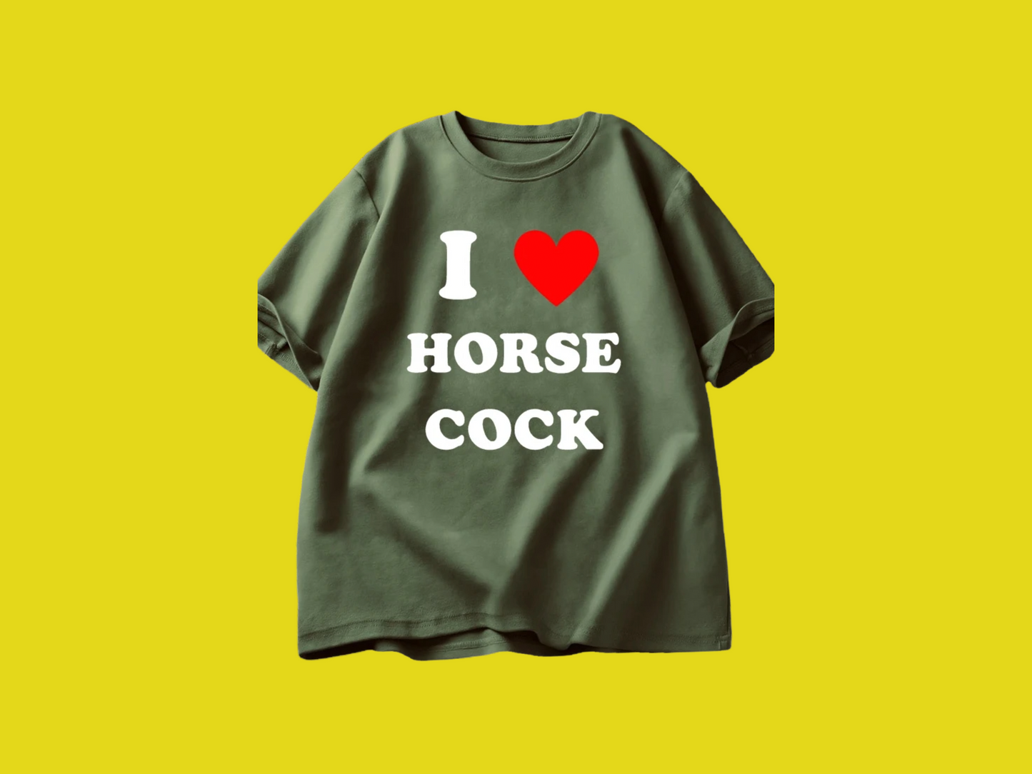 Horse cock tee