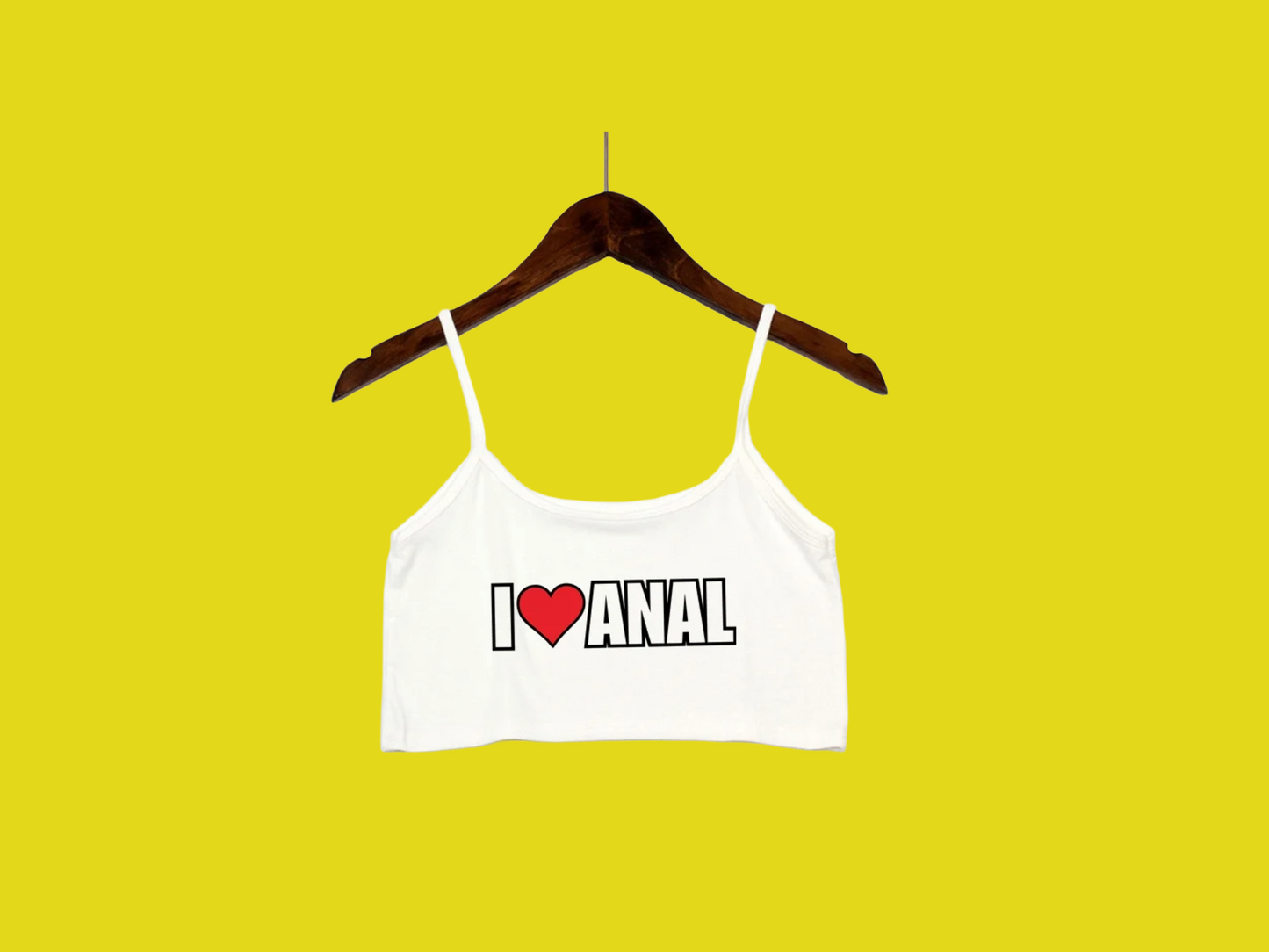 I Love Anal: Crop top design