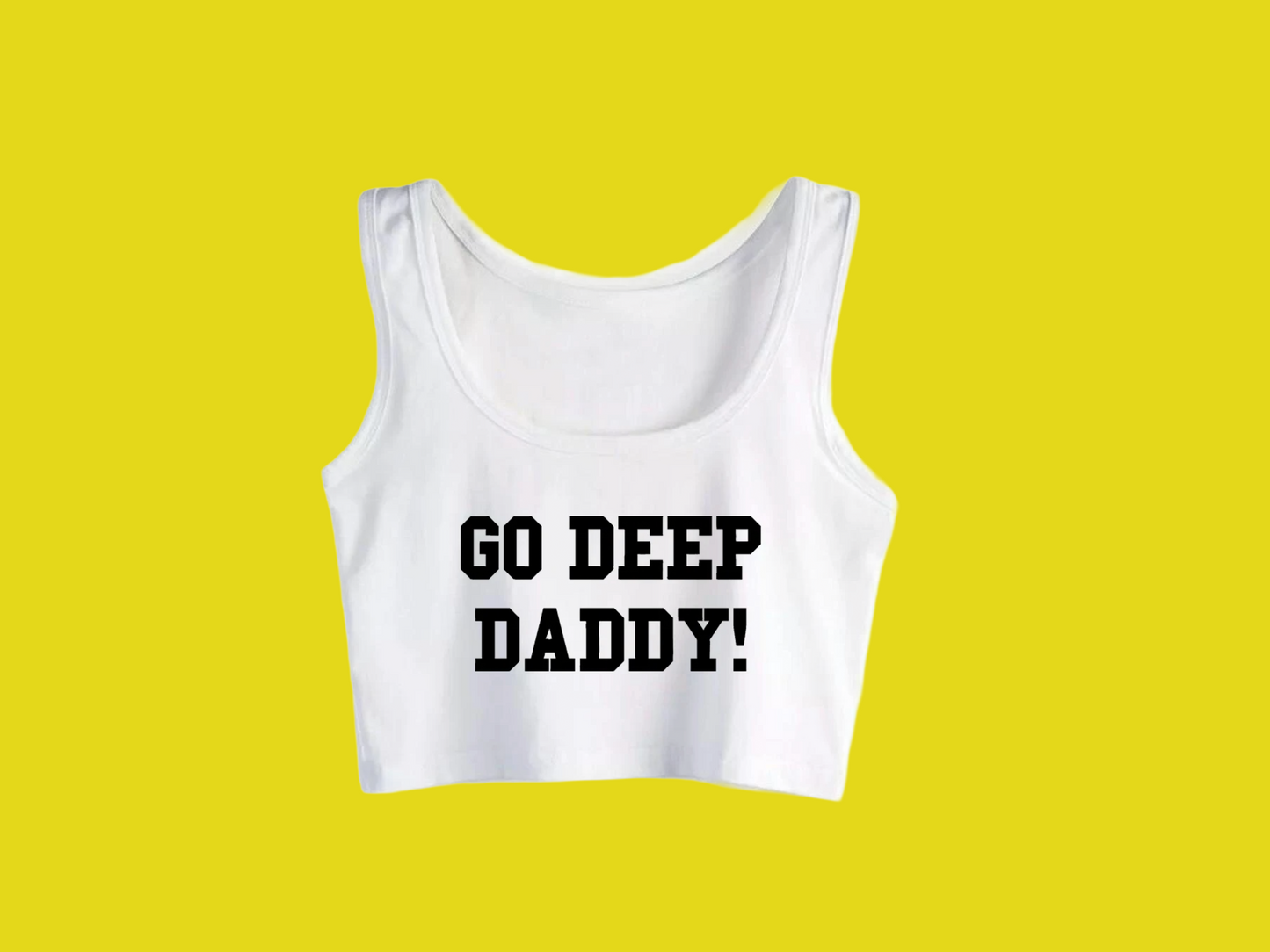 Go Deep Daddy: Crop top design