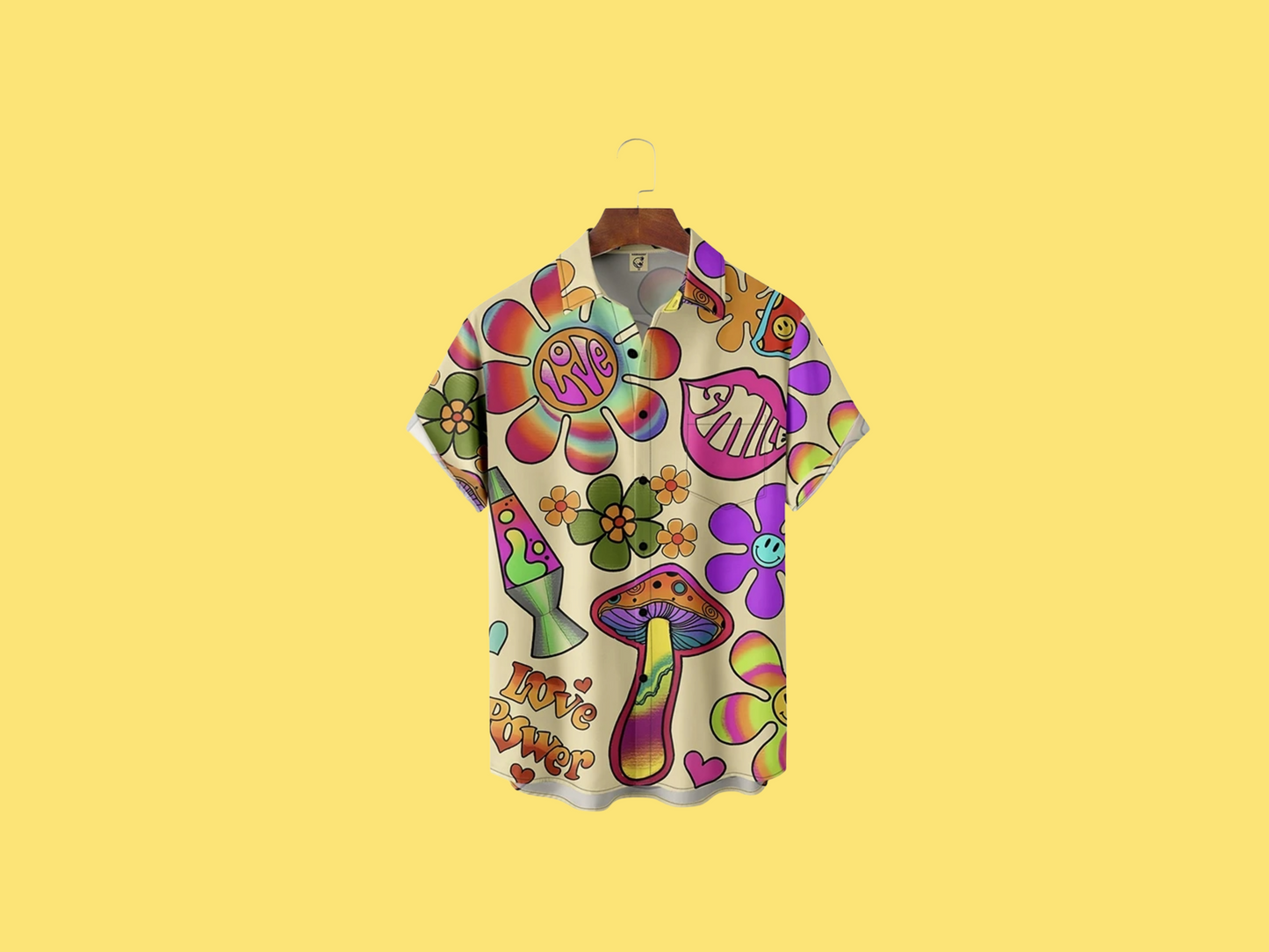 Floral Hawaiian tee